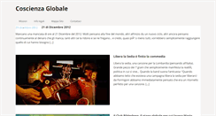 Desktop Screenshot of coscienzaglobale.com