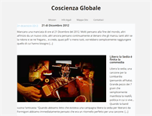 Tablet Screenshot of coscienzaglobale.com